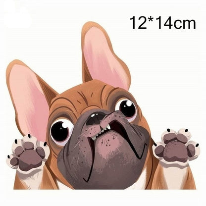 Cartoon French Bulldog Vinyl Decal