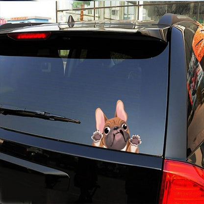 Cartoon French Bulldog Vinyl Decal